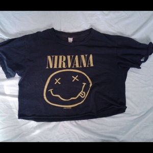 Nirvana logo tee